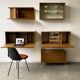 1960’s mid century Beaver & Tapley modular wall units