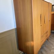 Vintage teak Scandinavian wardrobe