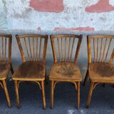6 vintage baumann bistro chairs