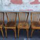 6 chaises bistrot baumann vintage