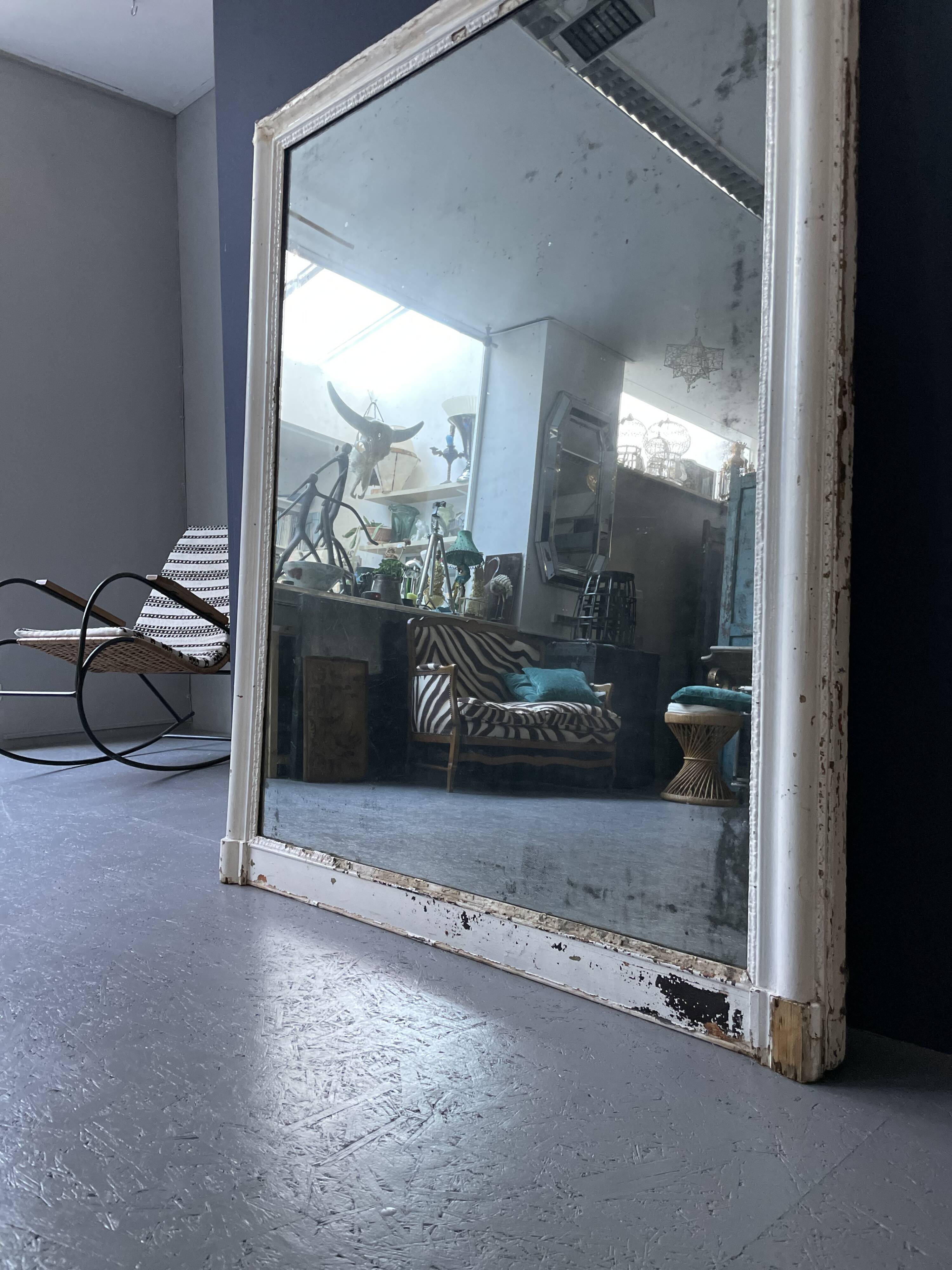 White Vintage Mirror