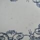 Set of 3 plates and 1 ravier Creil Montereau Terre de Fer, Dubarry décor