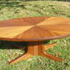 Table basse ovale vintage