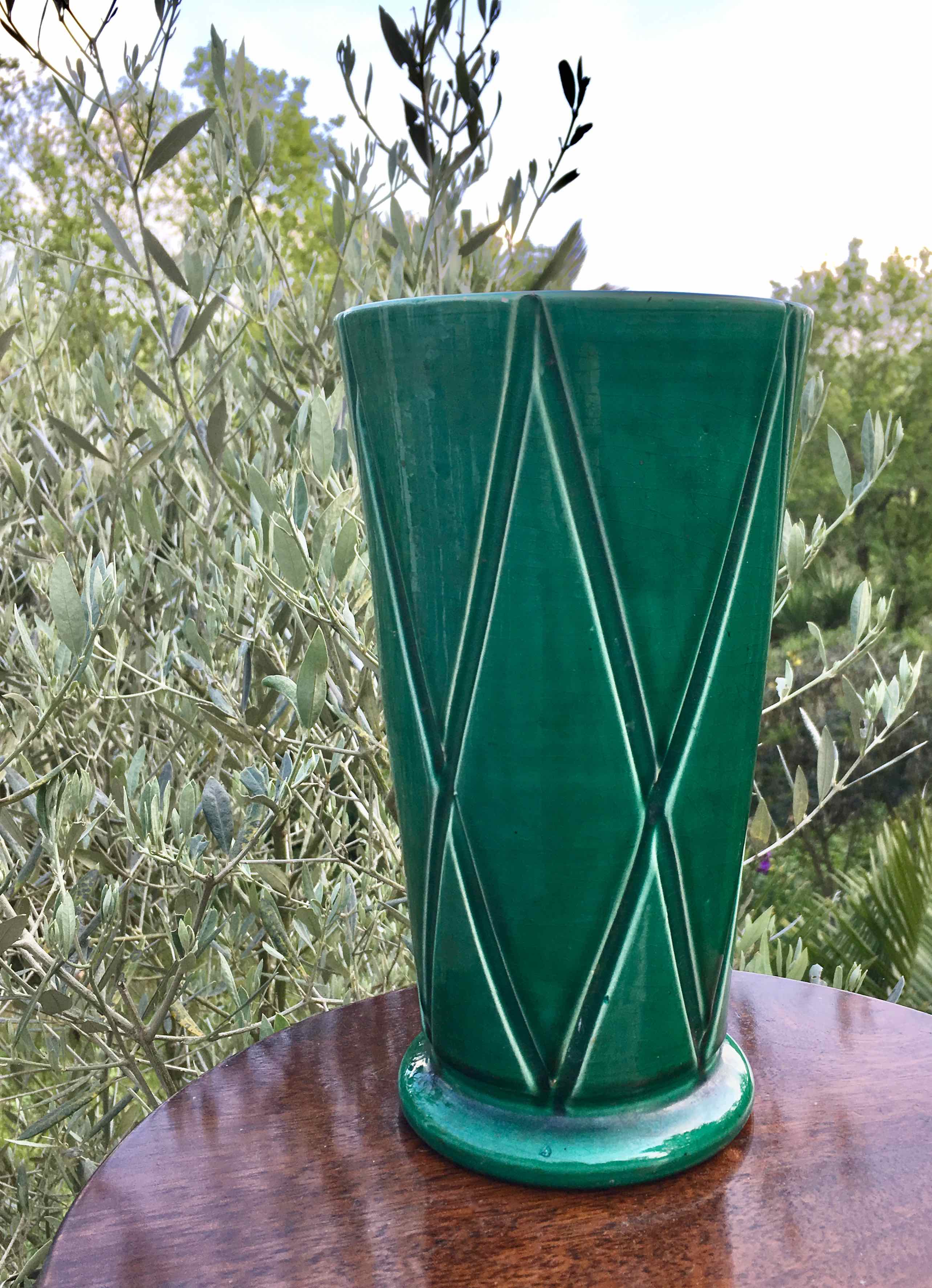 Ceramic vase Cerenne Vallauris