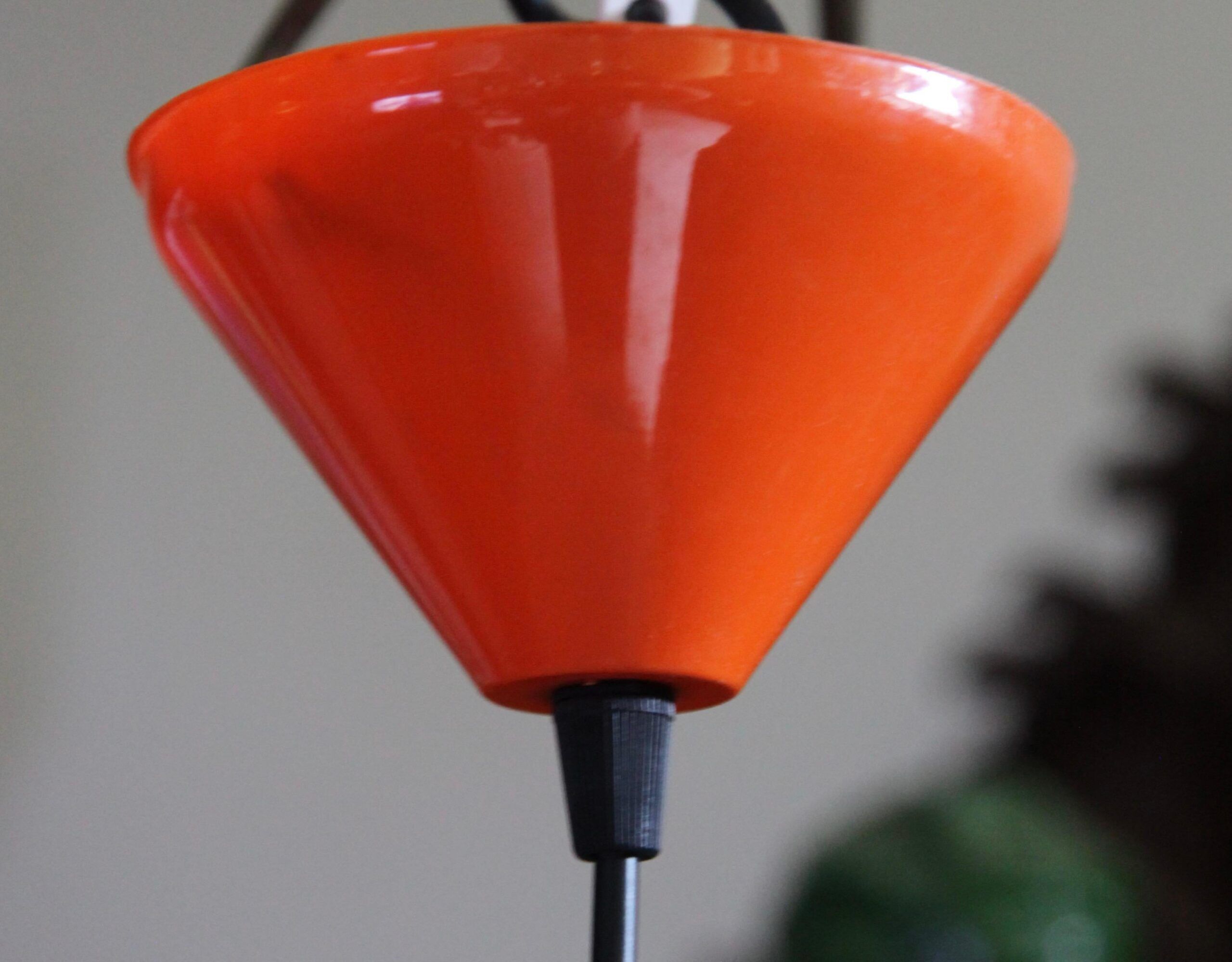 Suspension scandinave avec abat-jour optique en acrylique