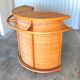 Bar in rattan and bamboo 1970
