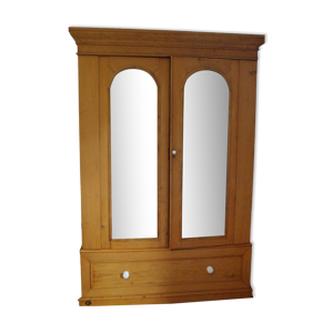 Armoire victorienne anglaise XIXe