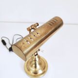 Golden brass desk/banker's lamp