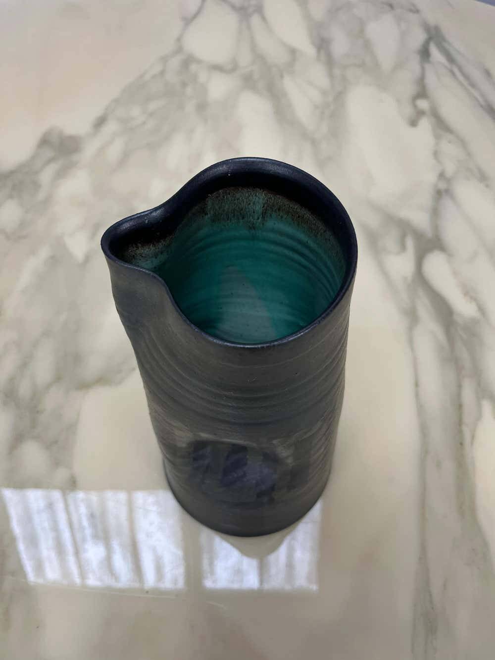 Jug / vase in ceramic by Alessio Tasca, Italy, 1960s