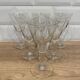 Set of 6 engraved wine glasses