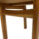 Vintage set of four pinewood chairs Rainer Daumiller minimalist design