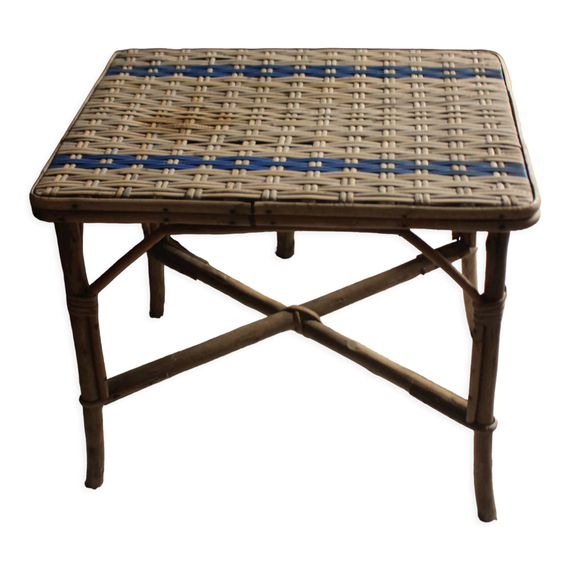 Rattan woven wicker coffee table