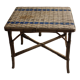 Table basse en rotin osier tressé