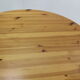 Round Solid Pinewood Dinning Table, 1970's Denmark
