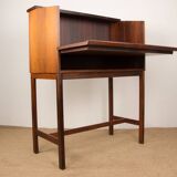 Scriban bar and secretary in Rosewood and Formica by Hans Olsen for CS Mobler 1960.
