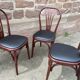 4 Viennese wooden pram chairs from the 1980s