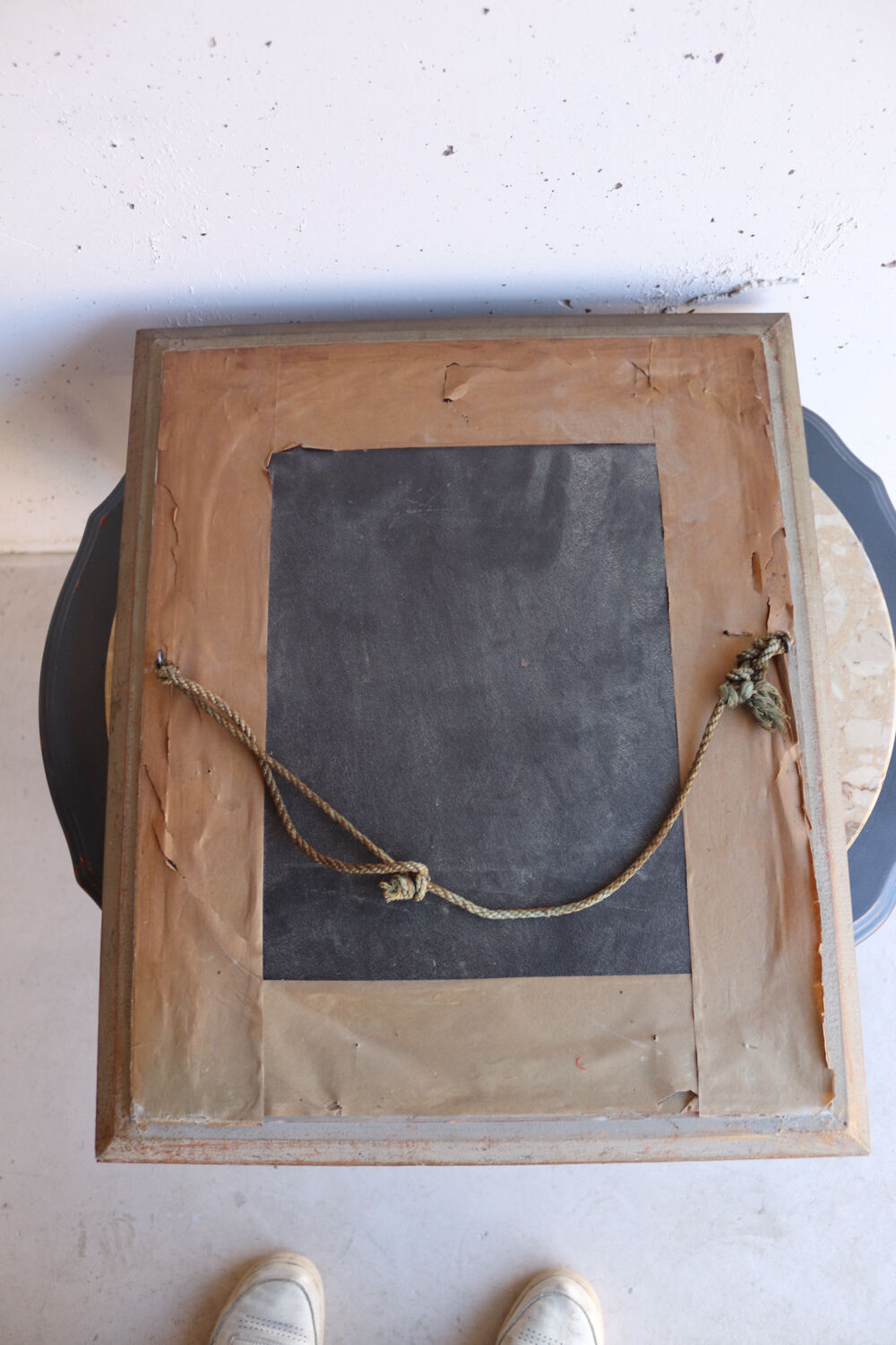 Framed watercolour of roses, signed.