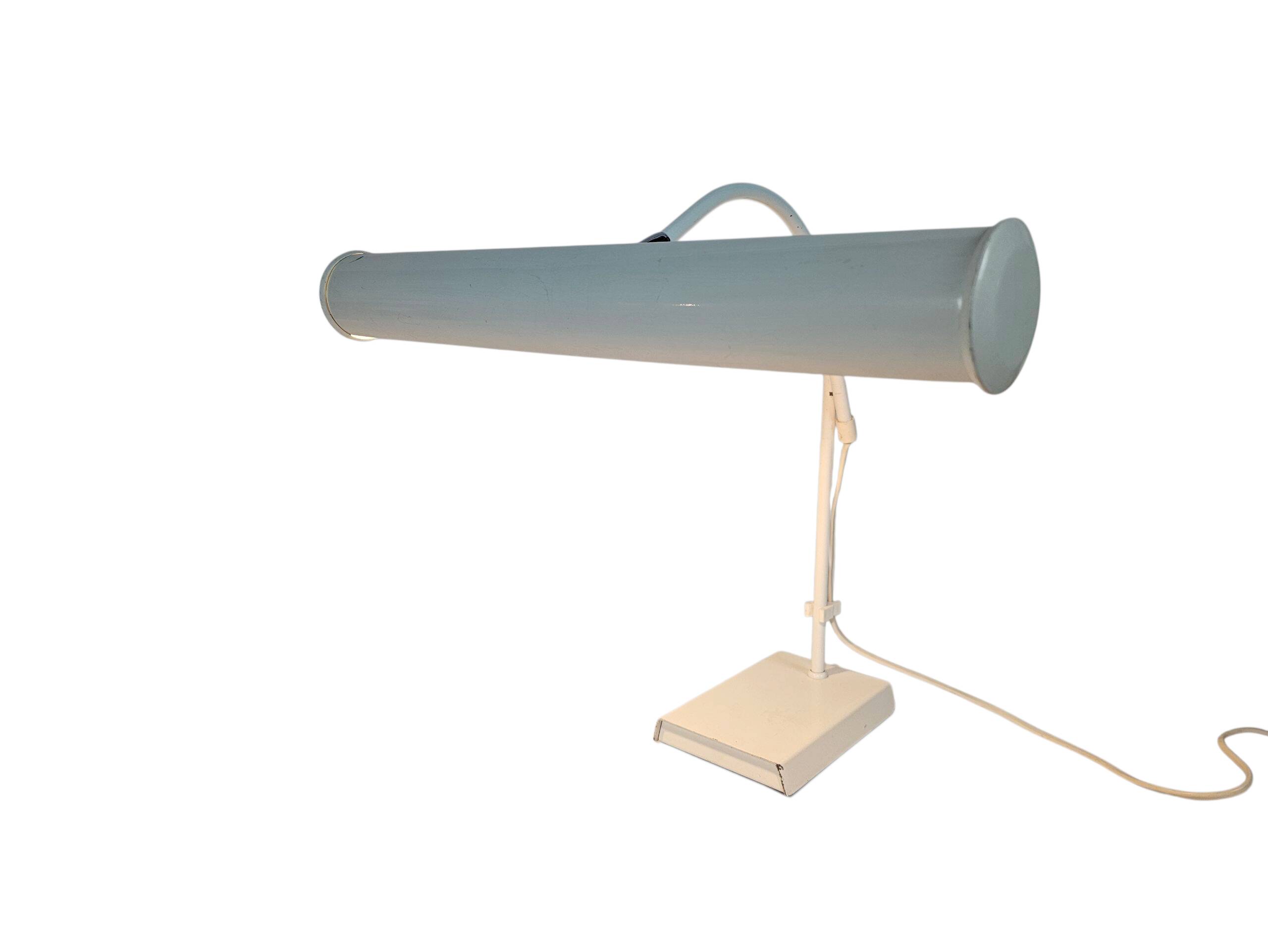 Anvia - Piano / Desk lamp - pendant lamp - white - metal - 1960's