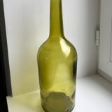 Old bottle in green glass 30s