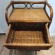 Rattan wicker drawer unit