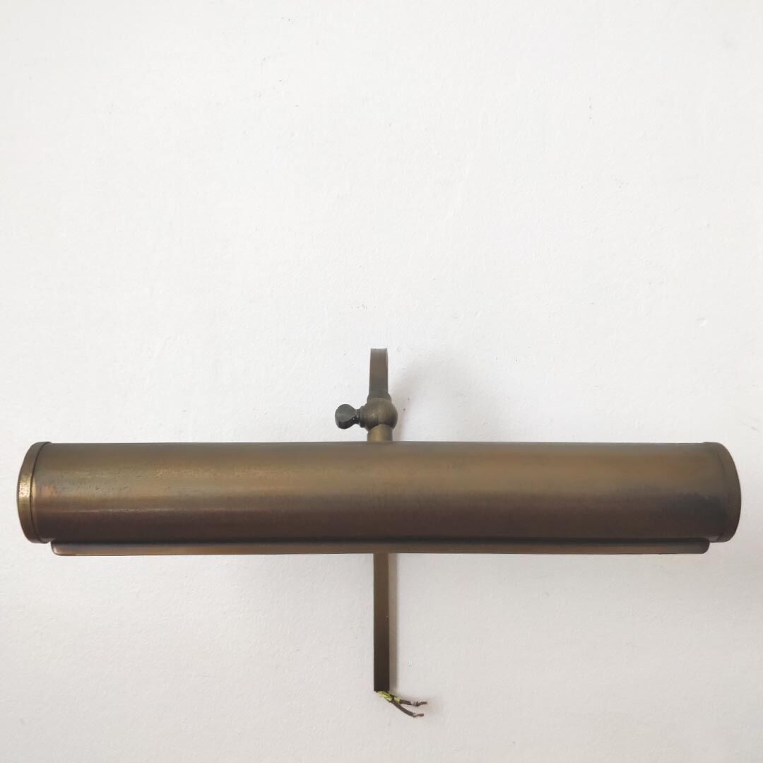 Old brass painting sconce, CVL