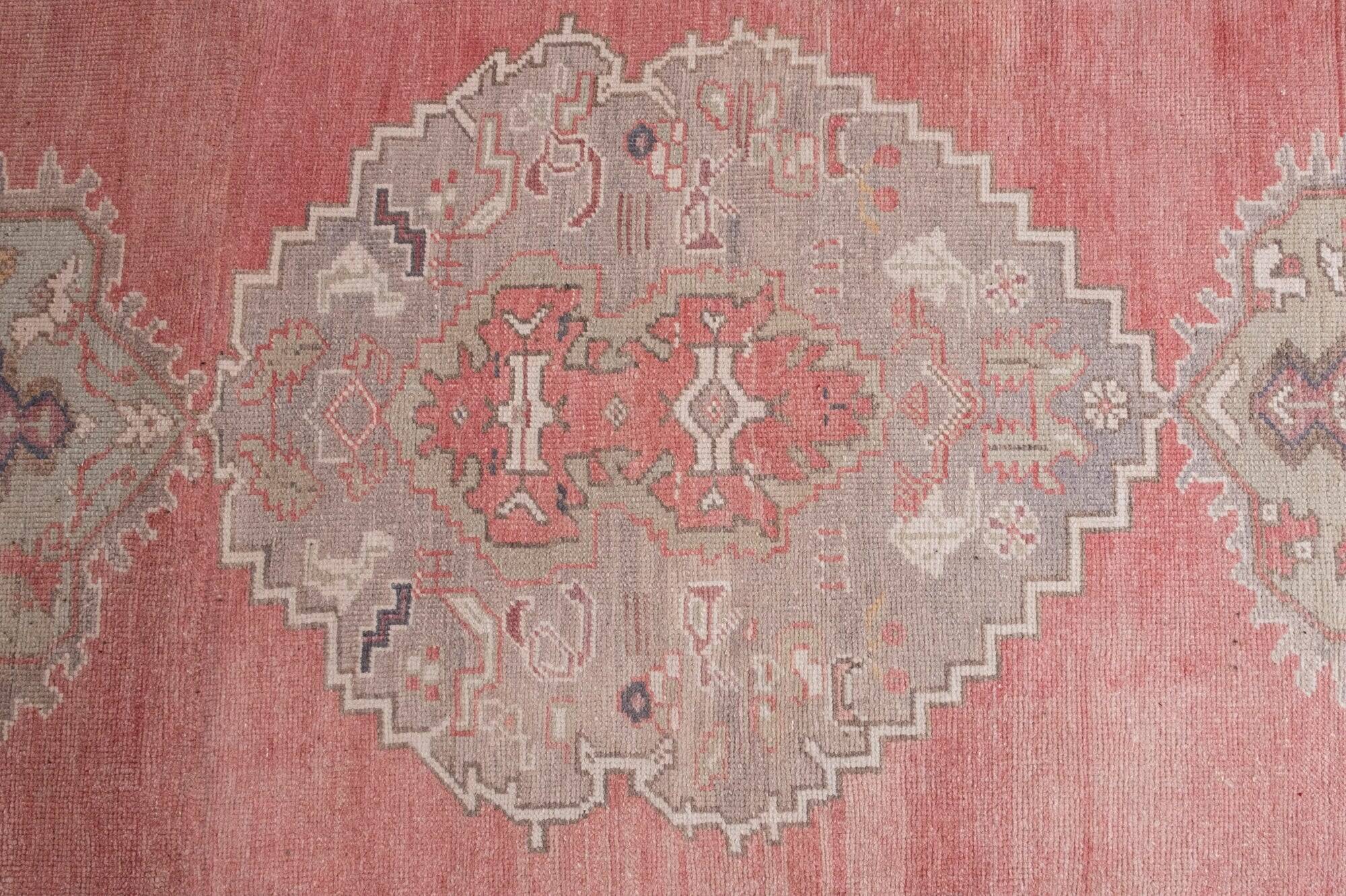 Vintage Turkish hallway rug 84x660 cm