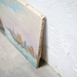 Old painting on canvas signed François Dandleuf