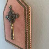 Bronze crucifix on frame