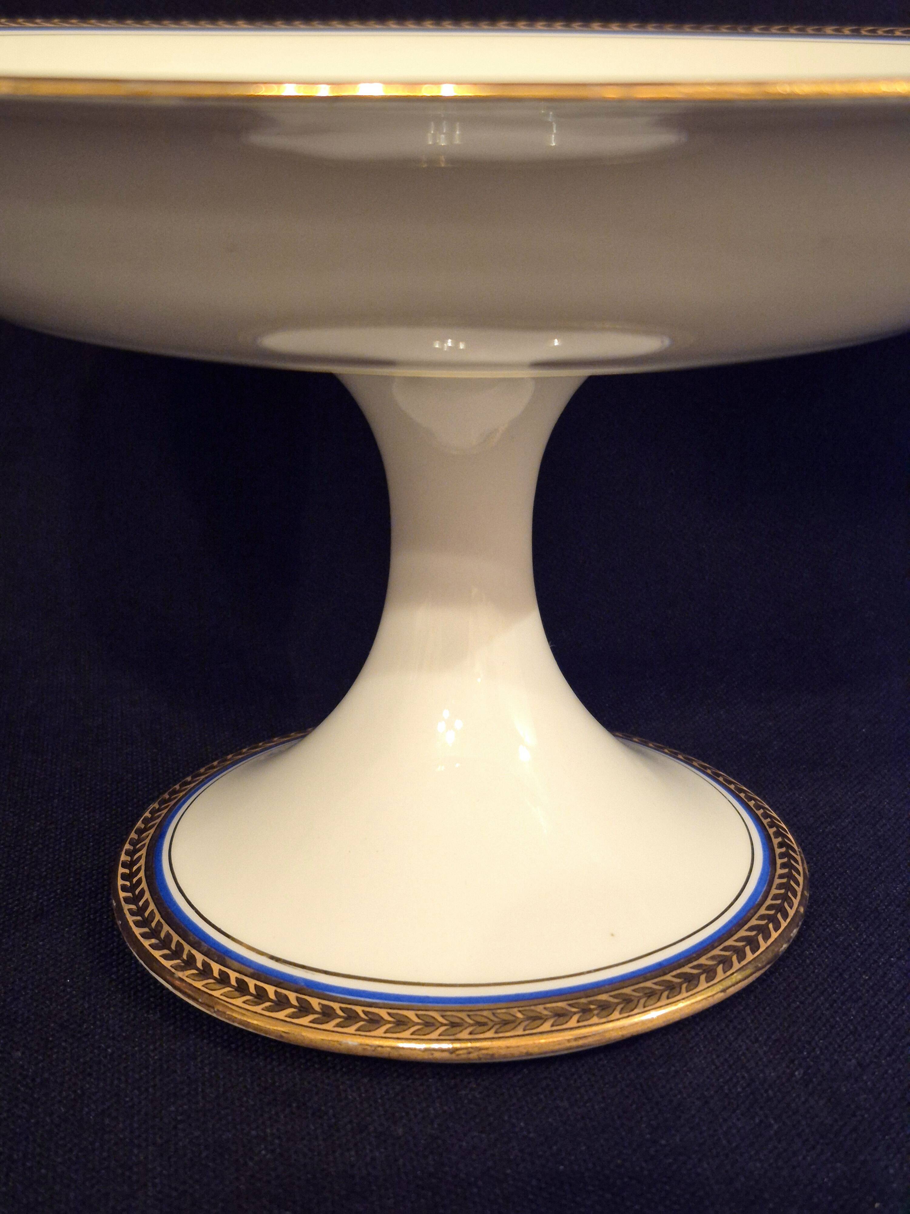Limoges porcelain compote A303