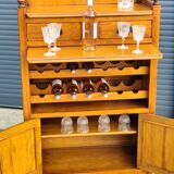 Buffet bar and wine cellar