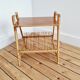 Chevet table d'appoint rotin