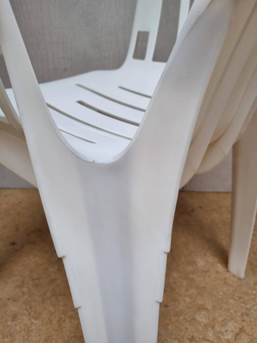 Stackable Plastic Boston Chair by Pierre Paulin for Henry Massonnet 1980s