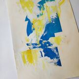 Unique and original abstract painting