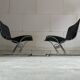 PLR1 Luar lounge chairs by Ross Littell for ICF De Padova Italy 1960s