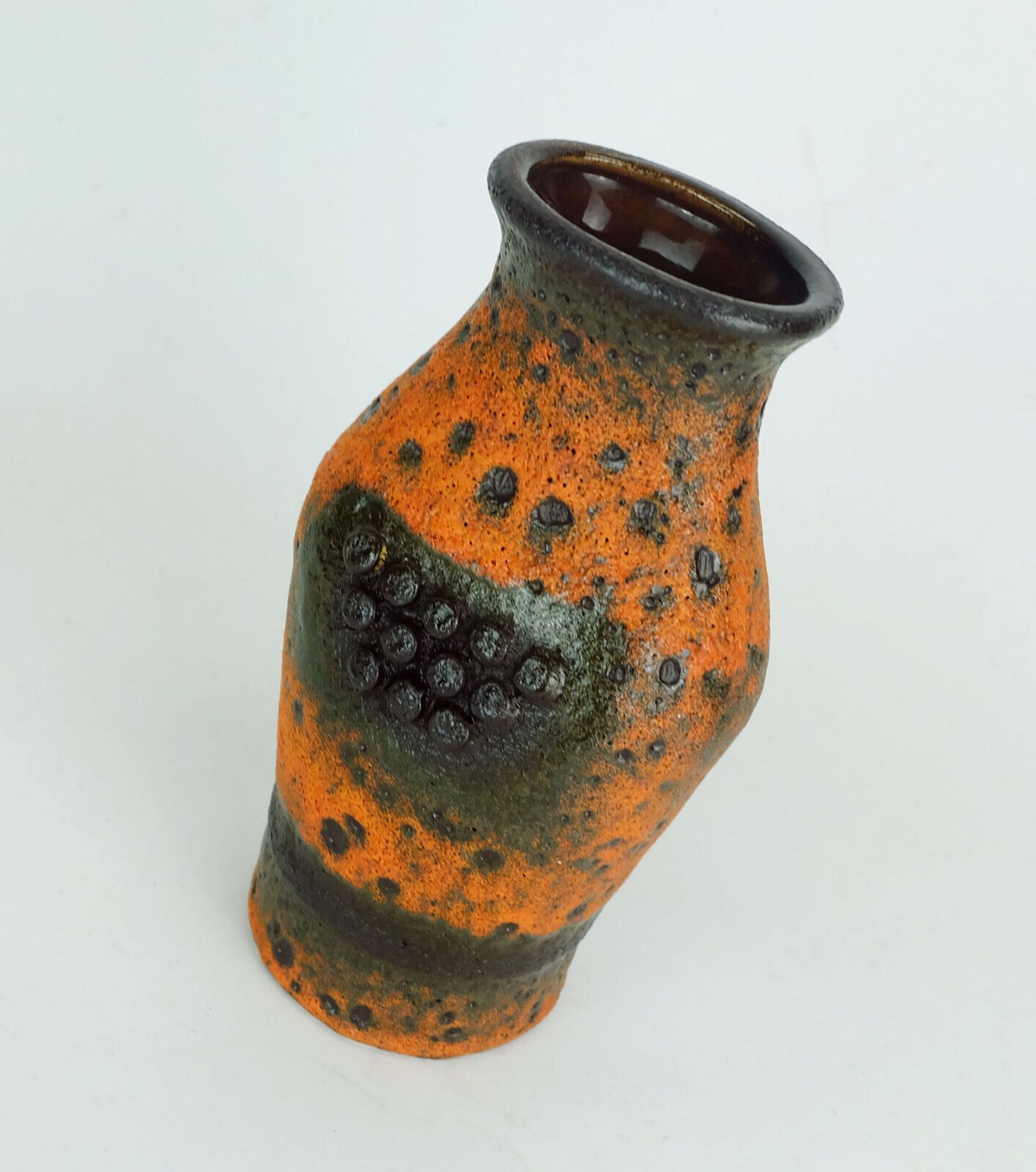 Vintage 1960's fat lava robot vase u-keramik model number 560/20