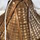 Bhv product: large chandelier in vintage rattan