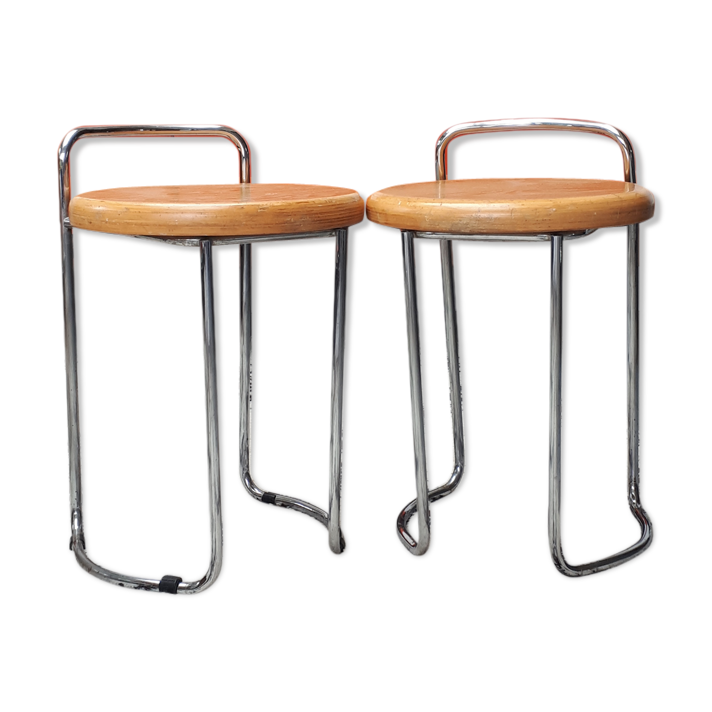 Pair of Scandinavian style stools