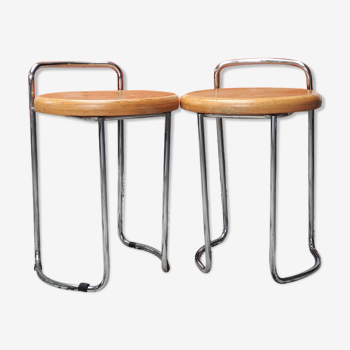 Pair of Scandinavian style stools