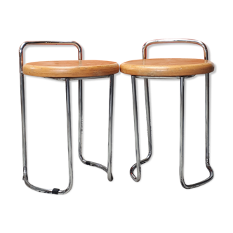 Pair of Scandinavian style stools