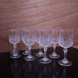 8 Crystal d'Arques Longchamps water glasses