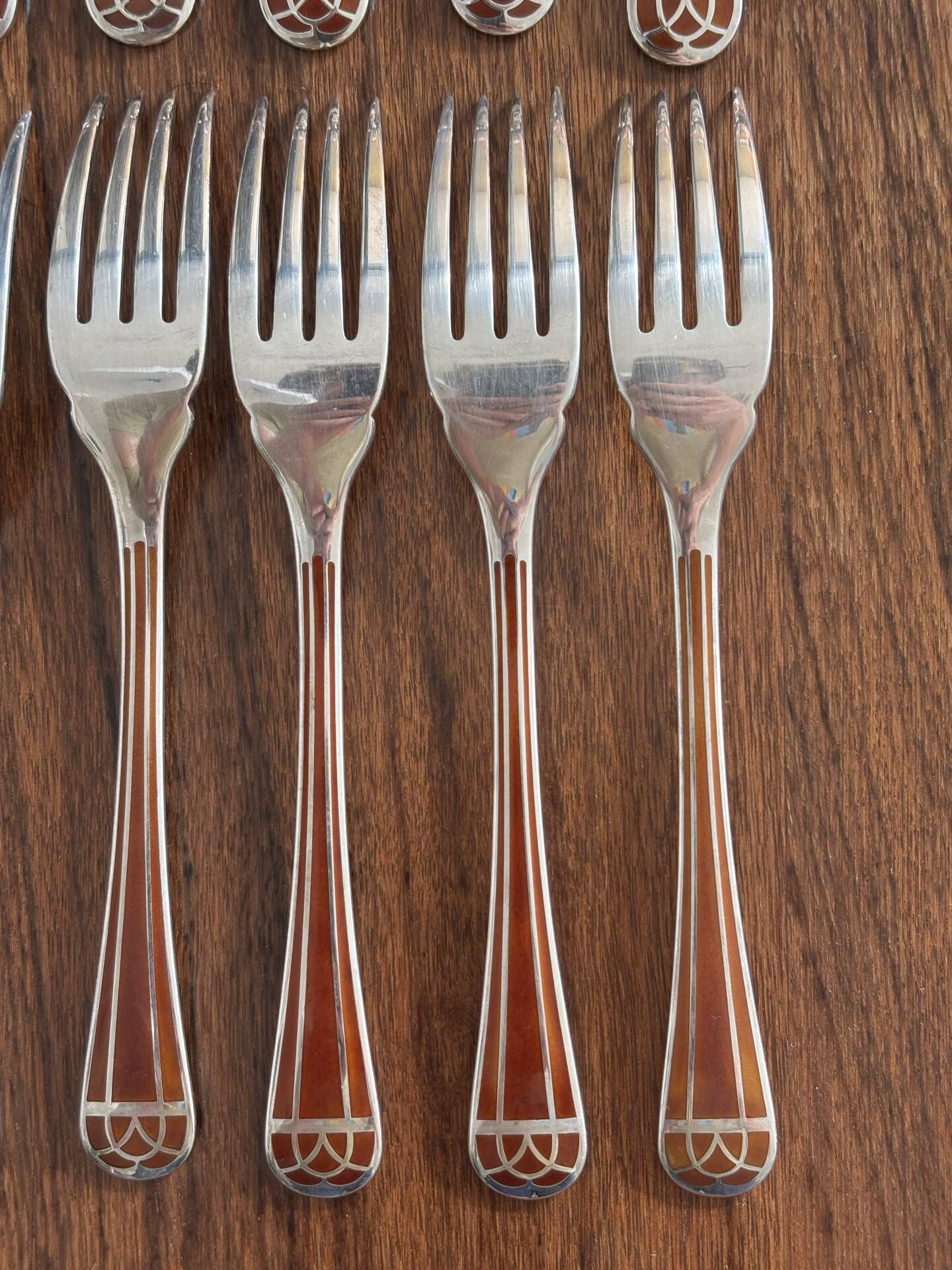 6 fish cutlery Christofle Talisman