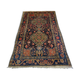 Old hand knotted kurdish woolen kolyai carpet. mid 20th century.