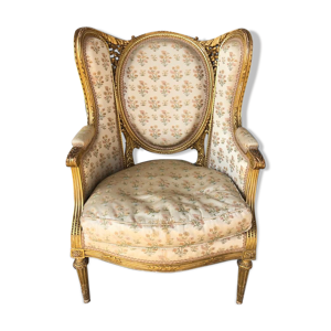 Bergère fauteuil en