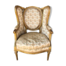 Bergère armchair in gilded wood style Louis XVI era Napoleon III