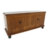 Scandinavian enfilade in walnut, Swedish modern, Sweden, 1930.