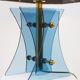 Lampe italienne, piètement en verre, années 60