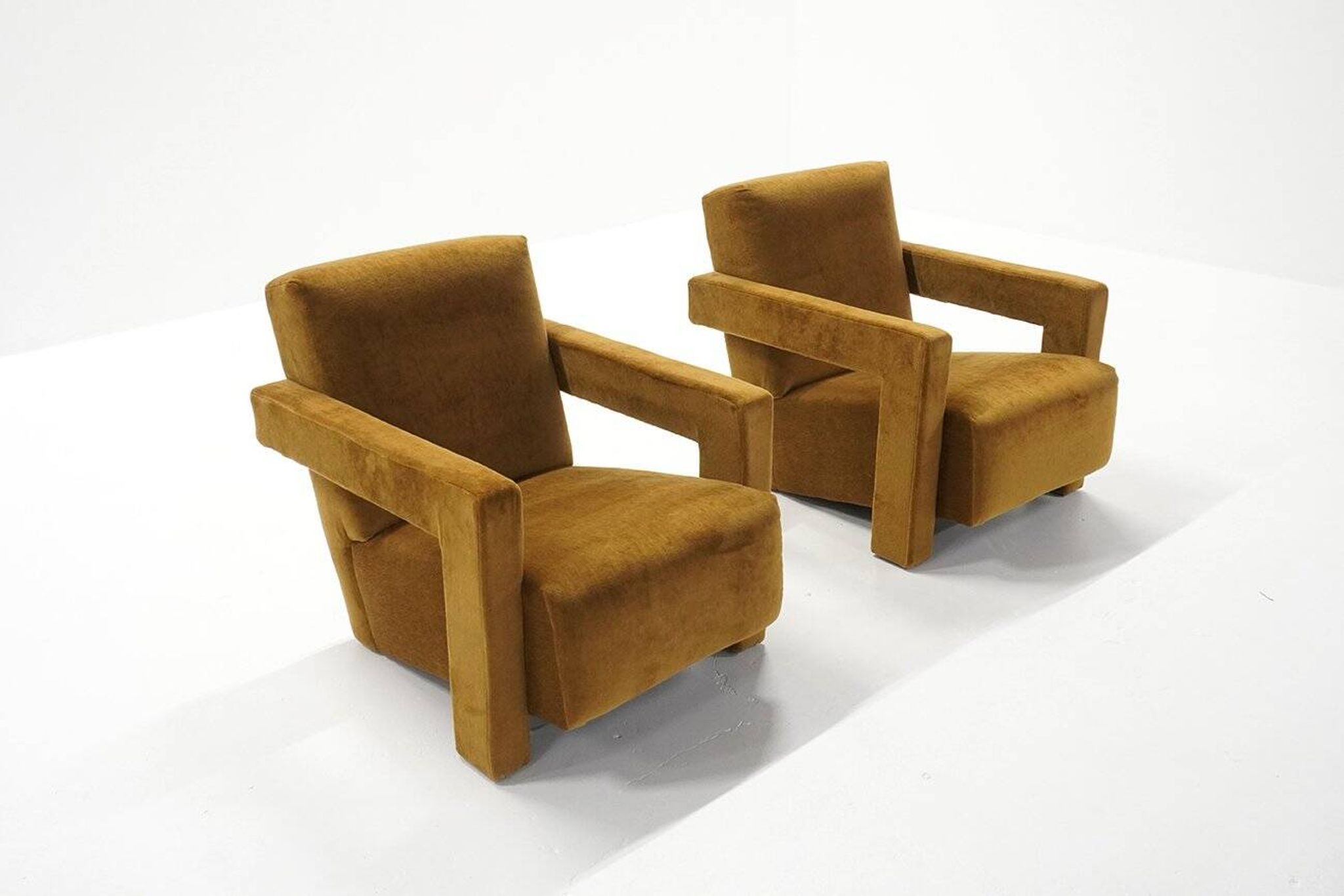 Utrecht 637 Lounge Chairs by Gerrit Rietveld for Cassina, 1990s, Set of 2