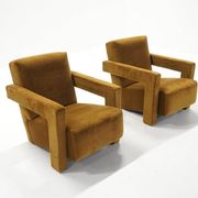 Utrecht 637 Lounge Chairs by Gerrit Rietveld for Cassina, 1990s, Set of 2