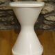 Pola model No. 588 white plastic vintage stool
