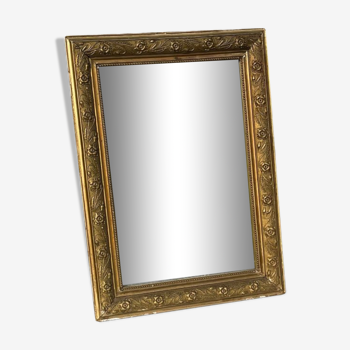 Miroir doré, 68x49 cm